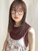 トリッカ 銀座(tricca)&nbsp;ナチュラルレイヤー/顔まわりレイヤー/ストレートヘア/髪質改善