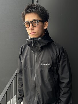 ソーレ(sole) ピンパーマメンズカットスパイキーショート