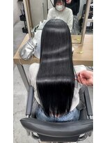 ユアーズヘア 東新宿店(youres hair)&nbsp;【リンゴ幹細胞×縮毛矯正】傷みにくいストレート