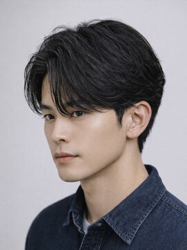 ハレ ヘアサロン(Hale hair salon) Hale刈り上げセンターパートフェザーパーマニュアンスパーマ原宿