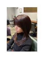 ヘアーナセル(HAIR NACER)&nbsp;似合わせカット/ミディアムレイヤー/20代/30代/40代