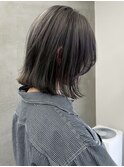 京都西院/グレージュカラー ブリーチ 髪質改善 ダブルカラー
