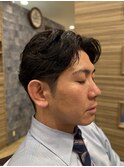 30代40代ビジネス爽やかイケメンニュアンスパーマ