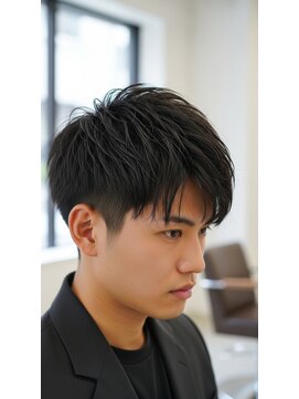 アッシュ 桜木町店(Ash) 横浜桜木町メンズ ニュアンスマッシュ×ナチュラル刈り上げ