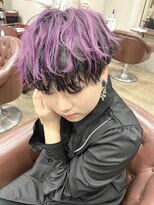 ハピネス 王寺店(Happiness)&nbsp;ハンサムショート デザインカラー 中性ヘア 中性ショート 王寺