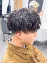 シープドッグ(SHEEP DOG)&nbsp;ツイスパ　福岡　七隈駅　簡単セット　モテるメンズパーマ　束間