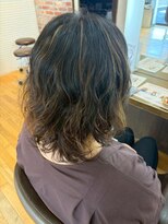 ヴァンカウンシル 清須店(VANCOUNCIL)&nbsp;【ペタンコ髪を解消】パーマ×白髪ぼかしハイライトとも相性◎#1