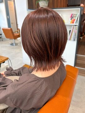 アムレヘアーエタ(amule hair eta) 【amule hair eta】くびれミディアムレイヤースタイル