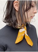 ボブ× グレージュ