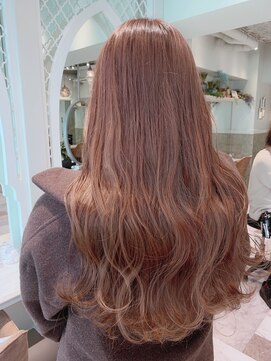 ロンド ロビン 栄(Lond robin) 【Lond robin】河野まい　ピンクミルクティーベージュ