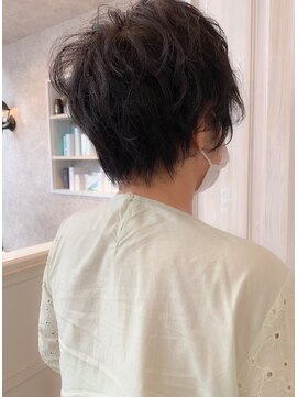 キャアリー(Caary) 福山市美容院  パーマショートヘア人気　キャアリーcaary