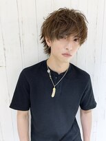 サンディーズ(SANDYS)&nbsp;ランダムパーマウルフ×アッシュブラウン