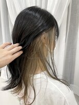 リアン 上尾店(Rien)&nbsp;マロンベージュ/Aラインボブ/かきあげ[上尾駅/バレイヤージュ]