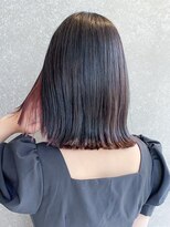 アイティー バイ アルバム 浦和店(IT by ALBUM) インナーぱっつん_くすみブルーミニウルフテラコッタ_ba351411