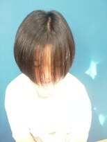 今日は美容院&nbsp;小学生女の子のアゴボブ/ショート