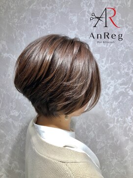 アンレッグ(AnReg) 【アンレッグ】20代30代４０代☆王道☆丸みショートボブ
