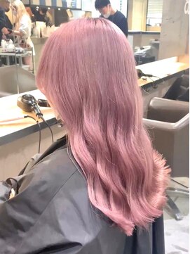 ベレーザ 渋谷(BELEZA) ba118_アッシュピンクハイトーンカラーベージュピンクエギュモリ
