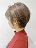 アイティーバイアルバム 下北沢店(IT by ALBUM)&nbsp;ハイライトショート_ミニウルフテラコッタくすみブルー_ba363852