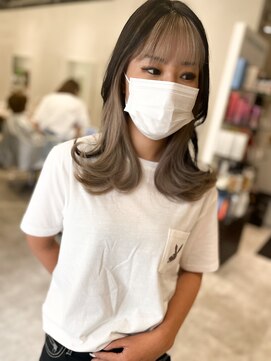 アヴァンス 京橋店(AVANCE) フェイスフレーミングとインナーカラー@京橋