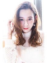 アルテ(ARTE)&nbsp;【ARTE表参道/青山】小顔レイヤー×シアベージュ×艶カラー