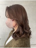 艶のあるブラウンカラー30代40代【白金台/白金/目黒】担当山岡