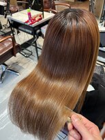 アディクト 東陽町西口(addict)&nbsp;大人かわいい髪質改善＿ミルクティーブラウン＿ロング［東陽町］