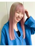 アンブレラカラー ホワイト ピンク