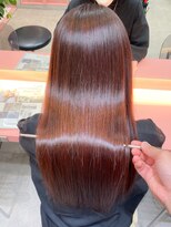 ロンドポレール 北千住(Lond polaire)&nbsp;縮毛矯正×グレージュカラー×デザインカラー×シルキーベージュ