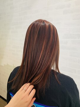 クラッチバイシオンアグリゲイト(CLUTCH by Zi-on aggregate) ピンクブラウン×ハイライト×ピンクベージュ