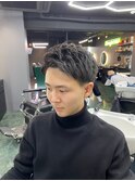 波巻き/マッシュパーマ/ウルフ/ハイライト<理容室>三軒茶屋