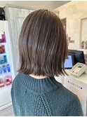 切りっぱなしボブ