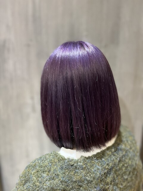 紫×黒のアンブレラカラー！