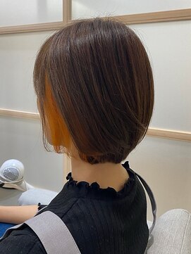 サロン LH(salon LH) インナーカラー/イヤリングカラー/オレンジ/髪質改善