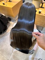 ジーナ 船橋(Zina)&nbsp;髪質改善＊ロングレイヤーグレーベージュ＊美髪【Zina船橋】