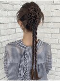 横浜/お呼ばれヘア/カチモリ/ヘアアレンジ/ヘアセット/