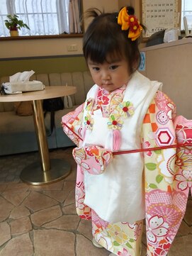 サロン ド オリーブ 七五三着付け、ヘアセット