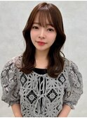 イメチェン/似合わせカット/フルバング/レッドブラウン/中野