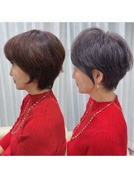 アンド ストーリーズ(&STORIES) ショートボブ髪型40代50代60代前髪あり前髪なし【橋本】
