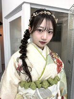 カシェル(cashel)&nbsp;ふわふわアレンジ/ヘアセット/サイド編みおろし