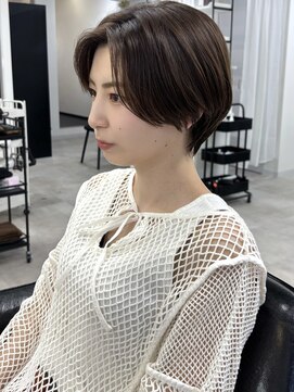 クレム 博多駅店(ChLem) 前髪長め　ハンサムショート　髪質改善　博多美容室