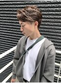 フェザーショート フェザーパーマ アッシュブラウン