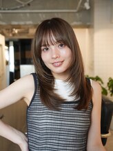 ラヴィズム(LUVISM) 顔周りレイヤー/ダブルカラー/髪質改善/ケアブリーチ万代新潟駅
