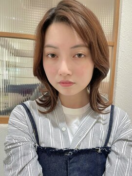 ステアケース 武蔵小杉店(stair:case) くびれミディアム大人かわいいセクシーミディナチュラルブラウン