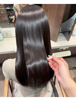 エヌアンドエー 春日部東口店(hair shop N&A)&nbsp;圧倒的なツヤ感◎黒髪ストレートロング/髪質改善