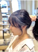 顔まわりカット/トレンドヘア