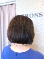 クロス(CROSS) 60代70代 白髪染め/前下がりボブ/ミセスヘア