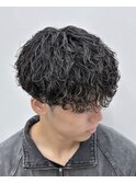 波巻きパーマ