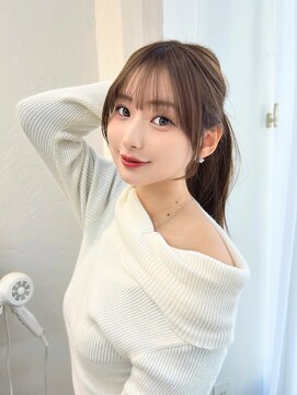 レイリー 原宿 表参道(Rayreee) 【似合わせ】小顔カット×ナチュラルおくれ毛