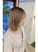 ボブ/ベージュ