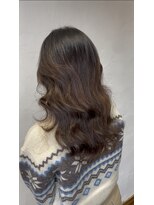 TMJ&nbsp;熊本/韓国セミロングヘア×コテ巻きパーマ×レイヤーカット